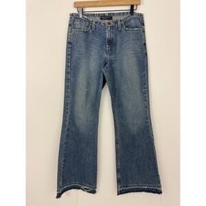 Vintage American Eagle Wide Leg Jeans Size 8 Y2K Made in Canada